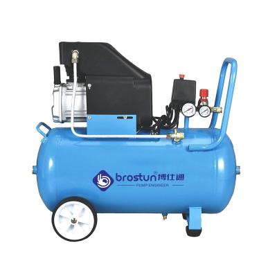 China 3hp lubricated 50 liter mini hand held direct driven air compressor 220v for sale