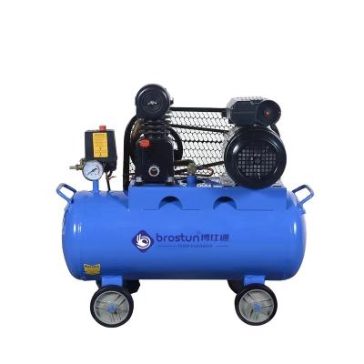 China Lubricated Hot Sale Manufacture High Efficiency Belt Driven Piston Air Compressor Machine for sale