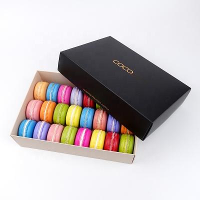 China High Quality Materials Recycled Custom Dessert 24 Pcs Macaron Chocolate Paper Gift Box Packaging for sale