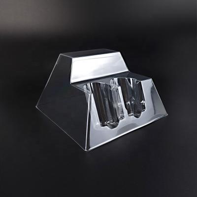 China Recycled Materials Wholesale Custom Plastic Cosmetic Clear Blister Insert Packing Tray for sale