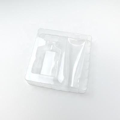 China Recycled Materials Perfume Custom Plastic Blister Clamshell Packing Trays For Cosmetic for sale