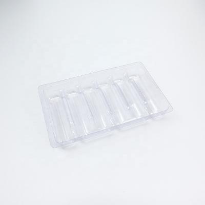 China Recycled Plastic Ampoule Tray Clamshell Plastic Retail Packaging Tray For Vials from materials blister for sale