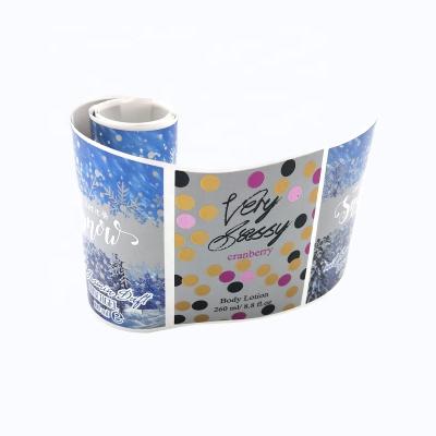 China Recycled Materials Custom Printing Label Roll Packaging Box Waterproof Self Adhesive Paper Seal Stickers for sale