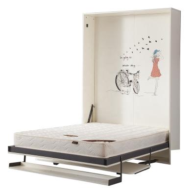 China Vertical space saving murphy wall bed mechanism foldable for sale