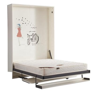 China New metal wall bed foldable murphy bed with bed wall mounted mechanism for sale