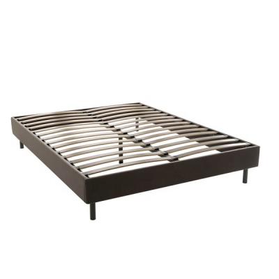 China Knock Down Queen Black Bed Frame For Hotel Bed Base for sale