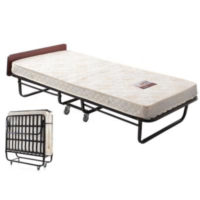 China Extra rollaway foldable bed and foldable hotel mattress for sale