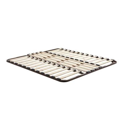 China Pine Wood Slat Bed Function Metal Bed Frame for sale