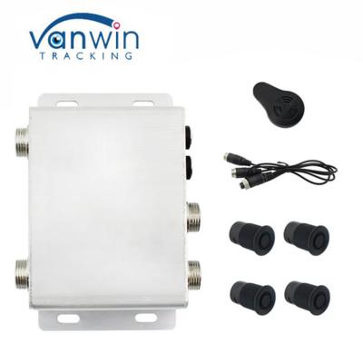China Truck Bus Auto Car Reverse Aid Backup Digital Radar Detector AI MDVR With 4 Sensor Kits for sale