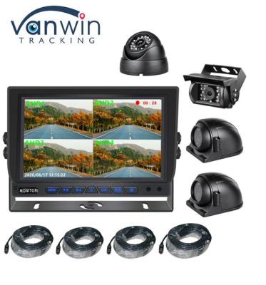 China 9inch AHD Car HD Screen Bus Security Ahd 960P Quad View Car Monitor For Truck Trailer for sale