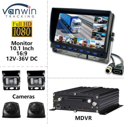 China 10.1 polegada AHD Car Screen Display 8CH MDVR Camera 1080P Color TFT Car Monitor Systems à venda