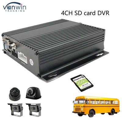 China 4 kanaal AHD 1080P SD-kaart 256G mobiele DVR met USB VGA-poort voor Truck Security DVR Recorder Te koop