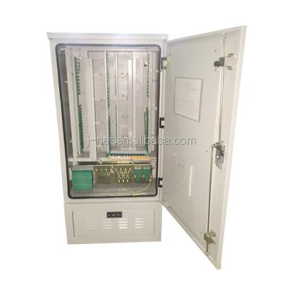 China 19/21/23 inch standard rails FTTX Optical Cross Connection Cabinet 144 288 576 273 Cores Fiber Optic Equipment Optical Distribution Enclosure for sale