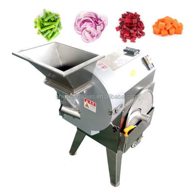 China Snack Factory Multifunctional Vegetable Cleaver Julienne Slicer Onion Garlic Cut Cabbage Cutting Machine for sale