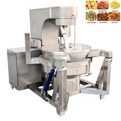 China Industrial Automatic Snacks Factory Factory Large Capacity Popcorn Machine Mushroom Popcorn Making Machine for sale