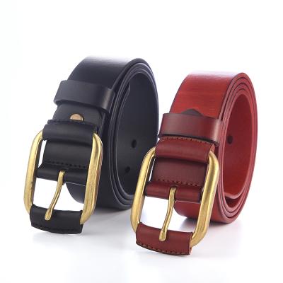 China Wholesale High Quality Branded New Style Men Business Genuine Leather Belt With Buckle Stylish Belts for sale