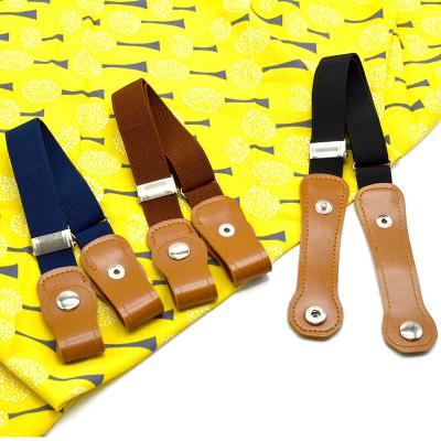 China Colorful PU+Elastic Designer Custom School Elastic Kid Thin Belt for Kids and Kid and Boy for sale