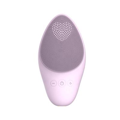 China EMS Anti-Puffiness Factory Price Silicone Face Lifting Wash Sweep Cleansing Brush Face Facial Scrubber for sale