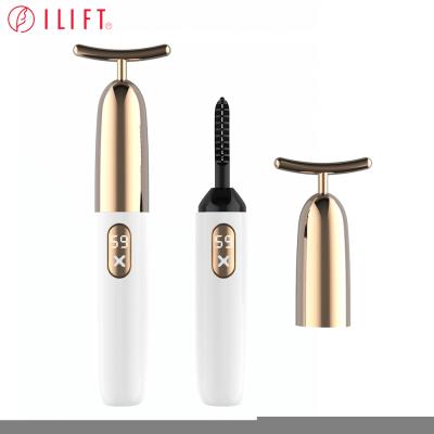 China 2021 Face Lift Electric Eyelash Curler with Beauty Bar New Electric Eyelash Curler Portable Makeup Tools for sale