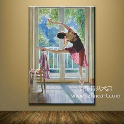 China Best Seller Hot Famous Ballerina Oil Painting for sale