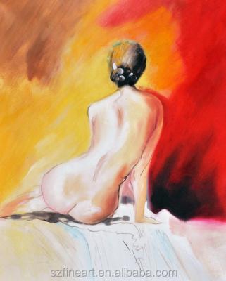 China Abstract Item New Design Hot Selling Women Nude Paintings for sale