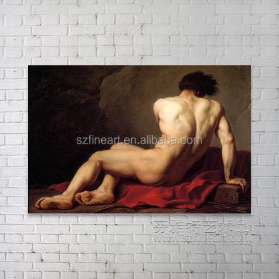 China 100% Impressionist Handmade Nude Oil Paintings Of Man for sale