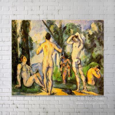 China Hot Hign Quality Nude Man Painting - Cezanne Handmade Reproduction for sale