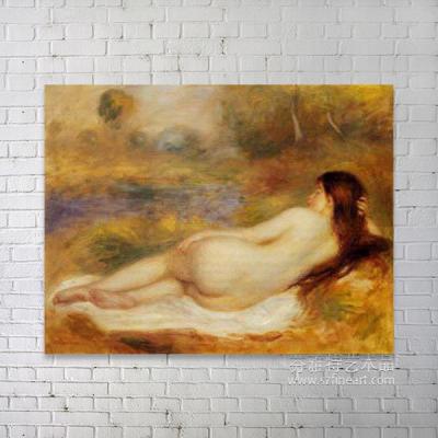 China Waterproof+ECO-Friendly Print Renoir Lady Nude Oil Paintings for sale