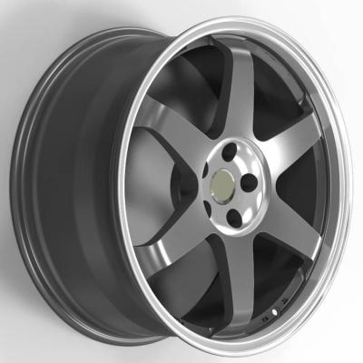 China All Cars Chinese Factory Direct Sale 6 Spoke Skirts 20 Inch Wheels Silver Deep Lip for sale