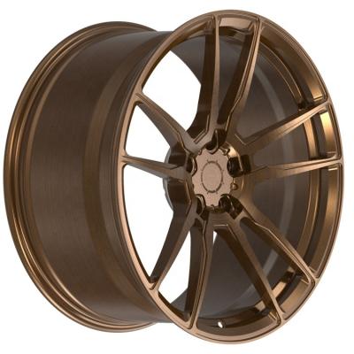 China 20 Inch Double 5 Spokes Customizable Car Forged Rim 5x120 Aluminum Alloy 6061-T6 Wheels For Toyota Mark X for sale