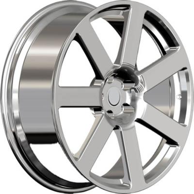 China Beautiful Polished Shape Add Machined Face 6 R16 Aluminum Spokes Rims 16 Inch 5 Hole Alloy Wheels for sale