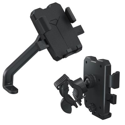 China 360 Degree Adjustable Rotating Motorcycle Cell Phone Shockproof Mounts Bike Phone Holder for sale