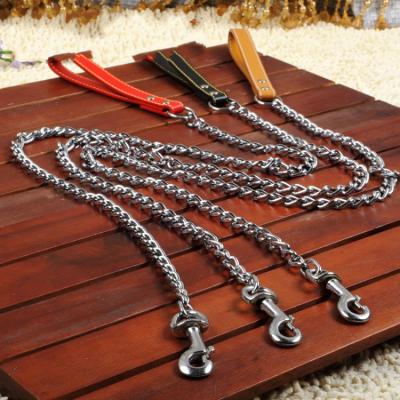 China Lowest Price Sustainable Pet Products or Large Dog Pet Chain Leash Dog Leash for sale