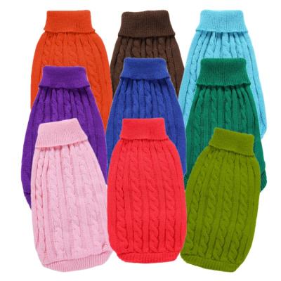 China Viable Designer Classic Cable Pet Knit Jumper Dog Sweater for sale