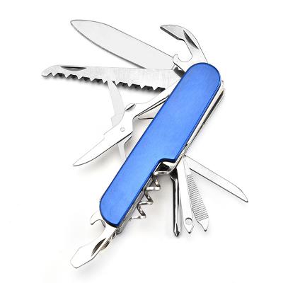 China Unrated 11 in 1 Universal Stainless Steel Pocket Tool Camp Folding Swiss Army Knife Canada for sale