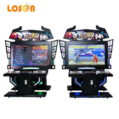 China Plastic/metal/wood Large 55 inch Tekken 4 5 6 7 coin operated cabinet king of street fighter 4 arcade fighting gaming machine for sale