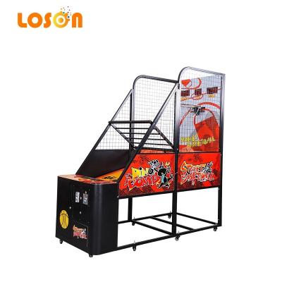 China Metal+wood Adult street hoops automatic electronic buy coin operated shooting  basketball arcade machine gaming equipment for sale