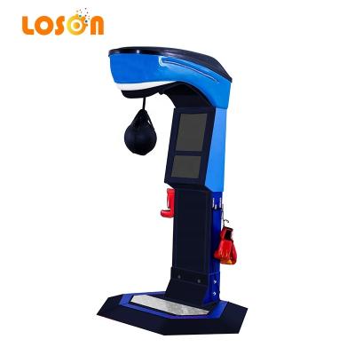 China Plastic+metal+wood+leather Card payment gaming punching bag kick matching vending training electronic price boxing arcade machine for sale