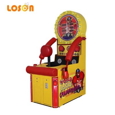 China Plastic+metal+wood+leather Automatic hammer coin operated training electronic kick punch bag cola vending machine boxing arcade for sale for sale