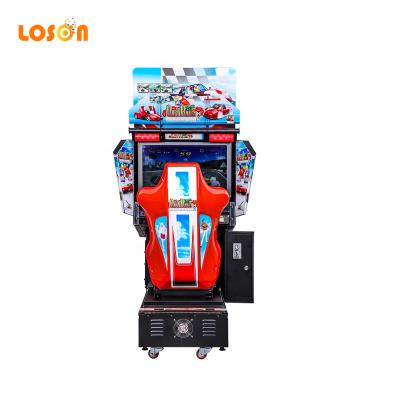 China Plastic+metal 32 42 inch hd screen electronic driving outrun double 2 player simulator coin operated arcade car racing gaming machine for sale