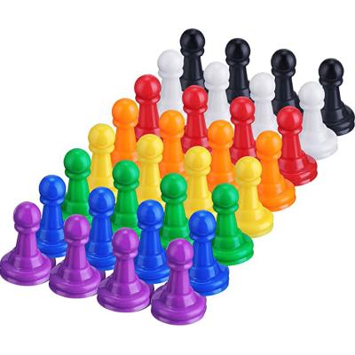 China Plastic Plastic Chess Ludo Accessories Game Pawns Color Board Game Theft Pieces for sale