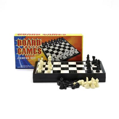 China Portable Classic Folding Chess Board Game Plastic OEM for sale