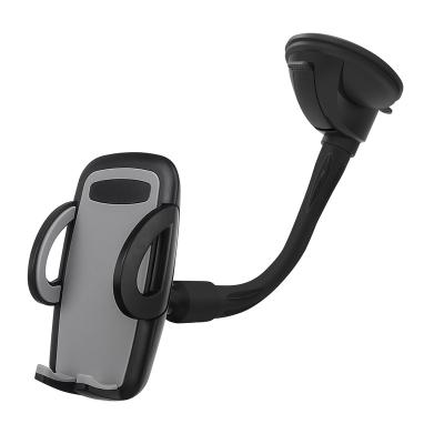 China New Improved Adjustable Gooseneck Mobile Phone Holder For Car Windshield Suction Cup Car Super Strong Mount for sale