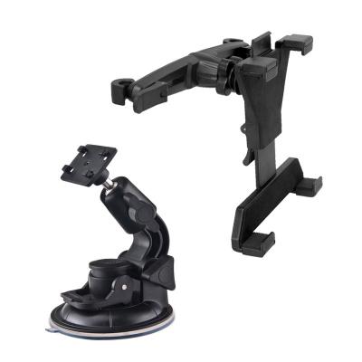 China Can Tablet Stretch 105-200mm New Full Rotation Convenient Use Windshield/Headrest Mounts For 7-10.5 Inch Tablet for sale