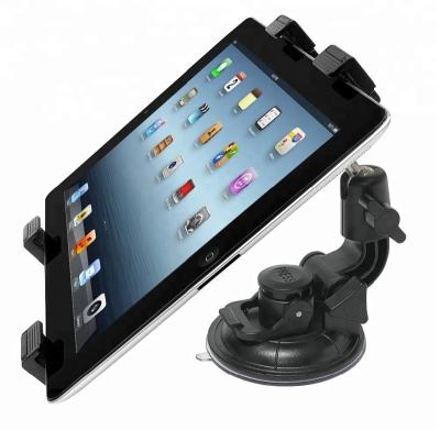 China Adjustable and 360 degree roation 360 degree rotation double adjustable strong suction tablet holder for car for sale