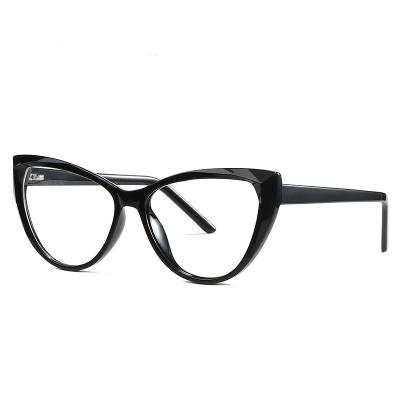 China Fashion Fashion China Women Cat Eye Optical Frames Big Filed Spectacle Frames for sale