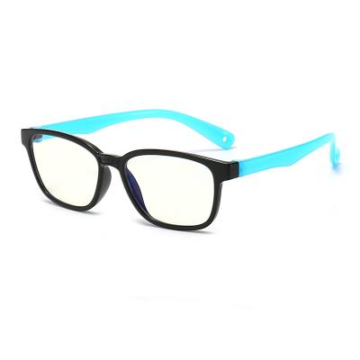 China Good Quality Flexible Anti-blue Light Children Computer Kids Optical Frames Fashionable Glass TPEE for sale