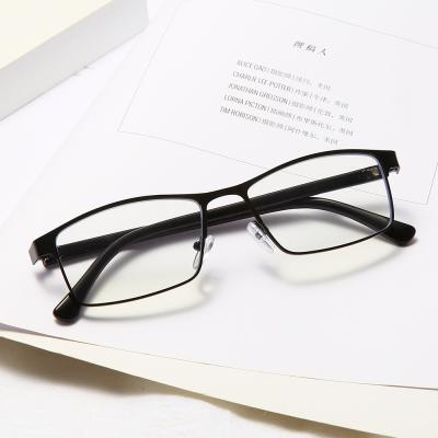 China Fashion Slim New Design Blue Light Blocking Reading Glass Metal Frames Optical Reading Glasses for sale