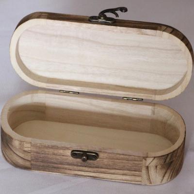 China Sunglasses Packing Retro Eco-friendly Natural Raw Sunglass Box OEM Bamboo Wooden Sunglasses Case With Lock for sale