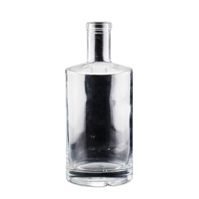 China Spirit Drink 750 Ml Whiskey / Glass Bottle With Bar Top Finish for sale